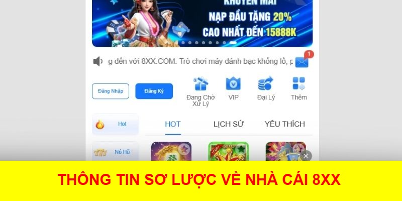 Thông tin sơ lược về Nhà cái 8XX